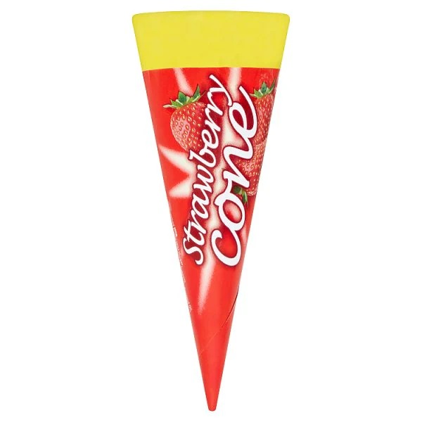 Strawberry Cone Ice Lolly