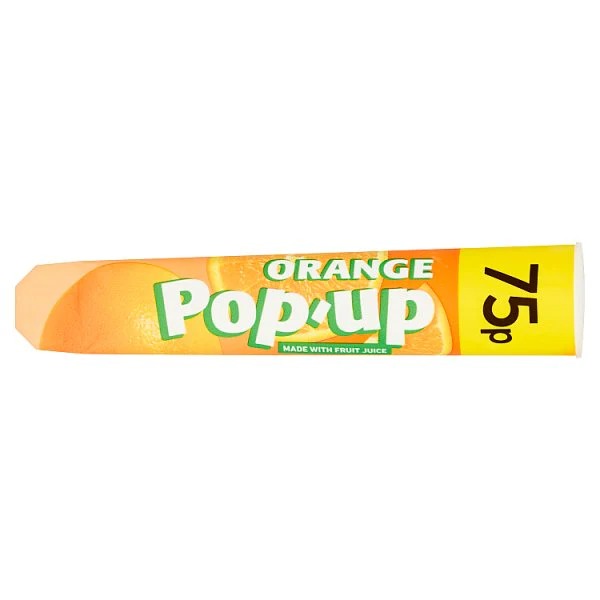 Orange Pop-Up Ice Lolly
